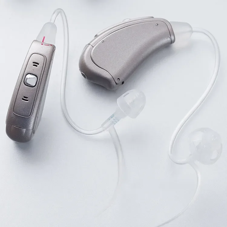 Austar 4-канальный небольшой слуховой аппарат высокой четкости с батарейкой 312