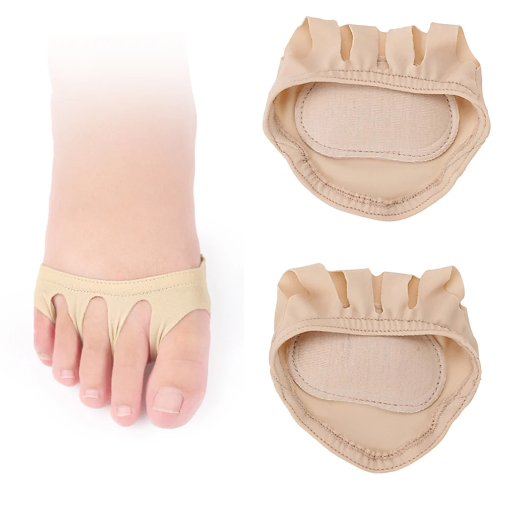 

1 Pair Metatarsal Pad Open Toe Socks Shoe Inserts Ball Cushion Forefoot Pain