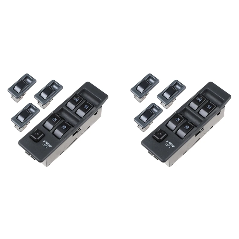 

2X Window Lifter Control Switch Front Rear Left Right For MITSUBISHI PAJERO MR753373 MR731813