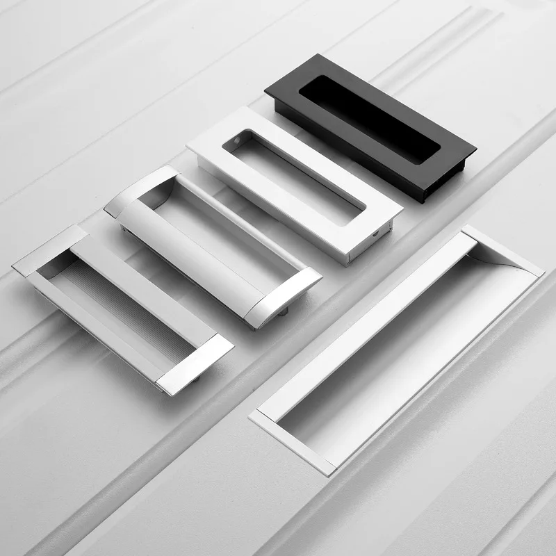 

Built-in Cabinet Door Handle Sliding Door Slotted Embedded Inner Buckle Handle Sliding Sliding Cabinet Door Cabinet Handle