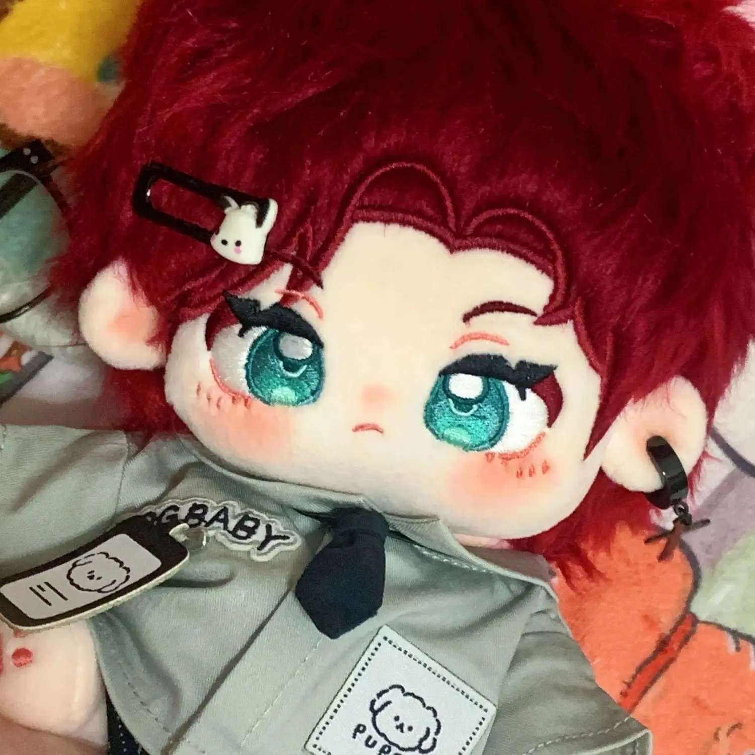 

Плюшевая набивная кукла, мультяшная плюшевая подушка-талисман для косплея по мотивам мультфильма «зол Великобритании», солнце цюань, 20 см, подарок на Рождество