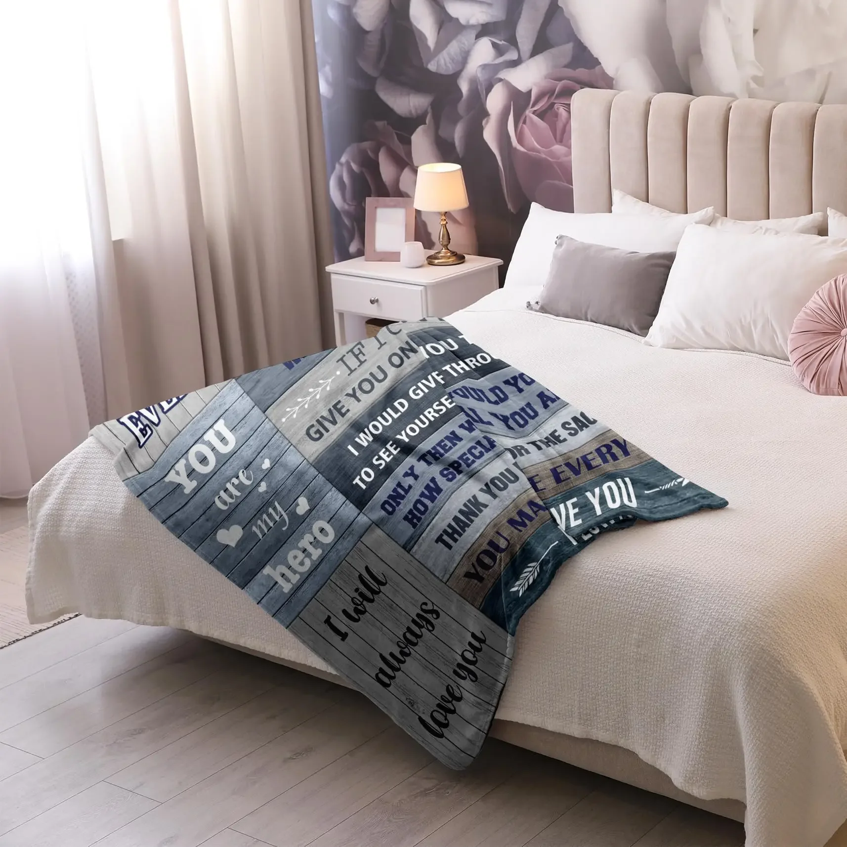 Подарочное одеяло на день рождения для дочери и сына лучший папа свете подарок