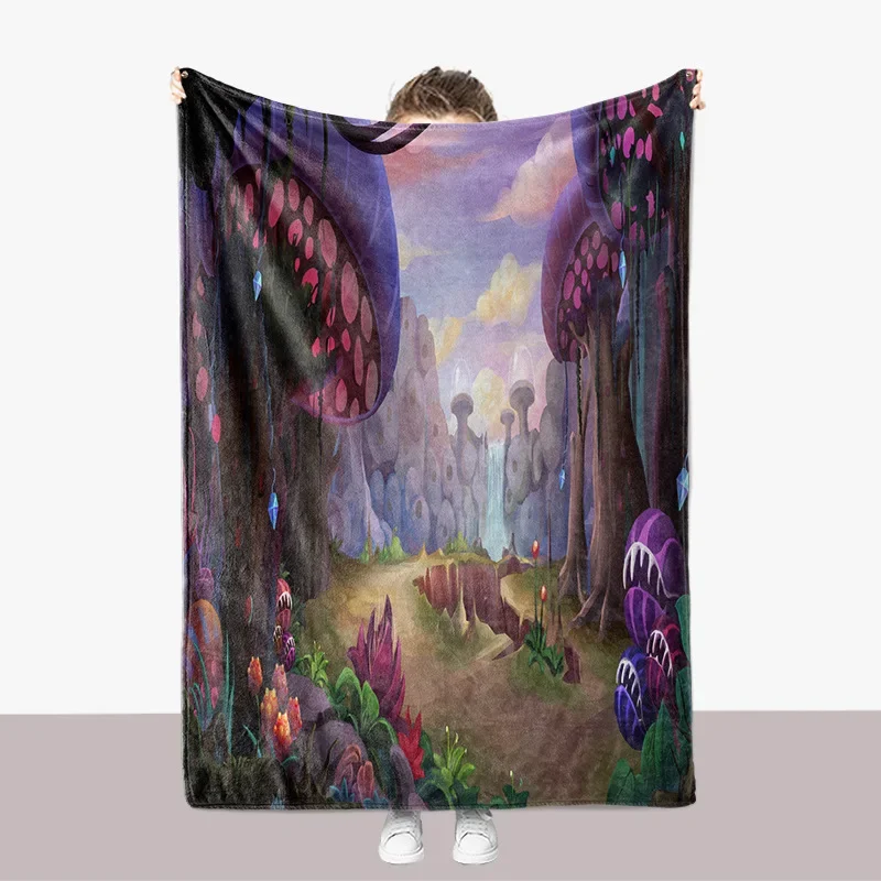 Magic and Wonderland Серия Мягкое Теплое Фланелевое Одеяло Королевский Размер