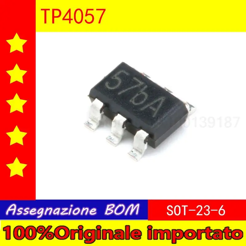 10 шт./лот товары для дома TP4057 SOT - 23 - June 500 ma Линейный литий-ионный аккумулятор, Чип зарядного устройства