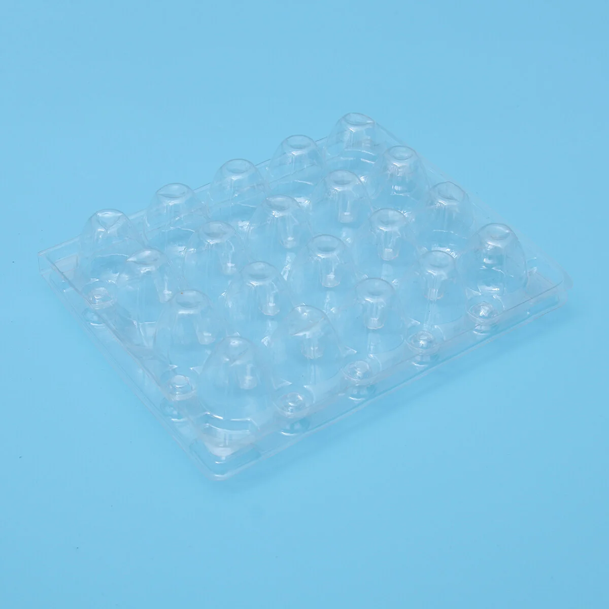

50pcs 20 Grids Quail Egg Tray Plastic Transparent Egg Dispenser Holder Egg Container Packaging Box