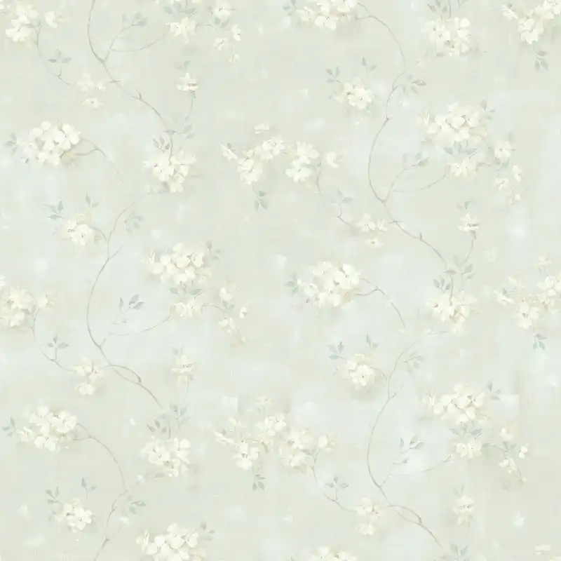 

Walls Decor Braham Teal Floral Trail Wallpaper