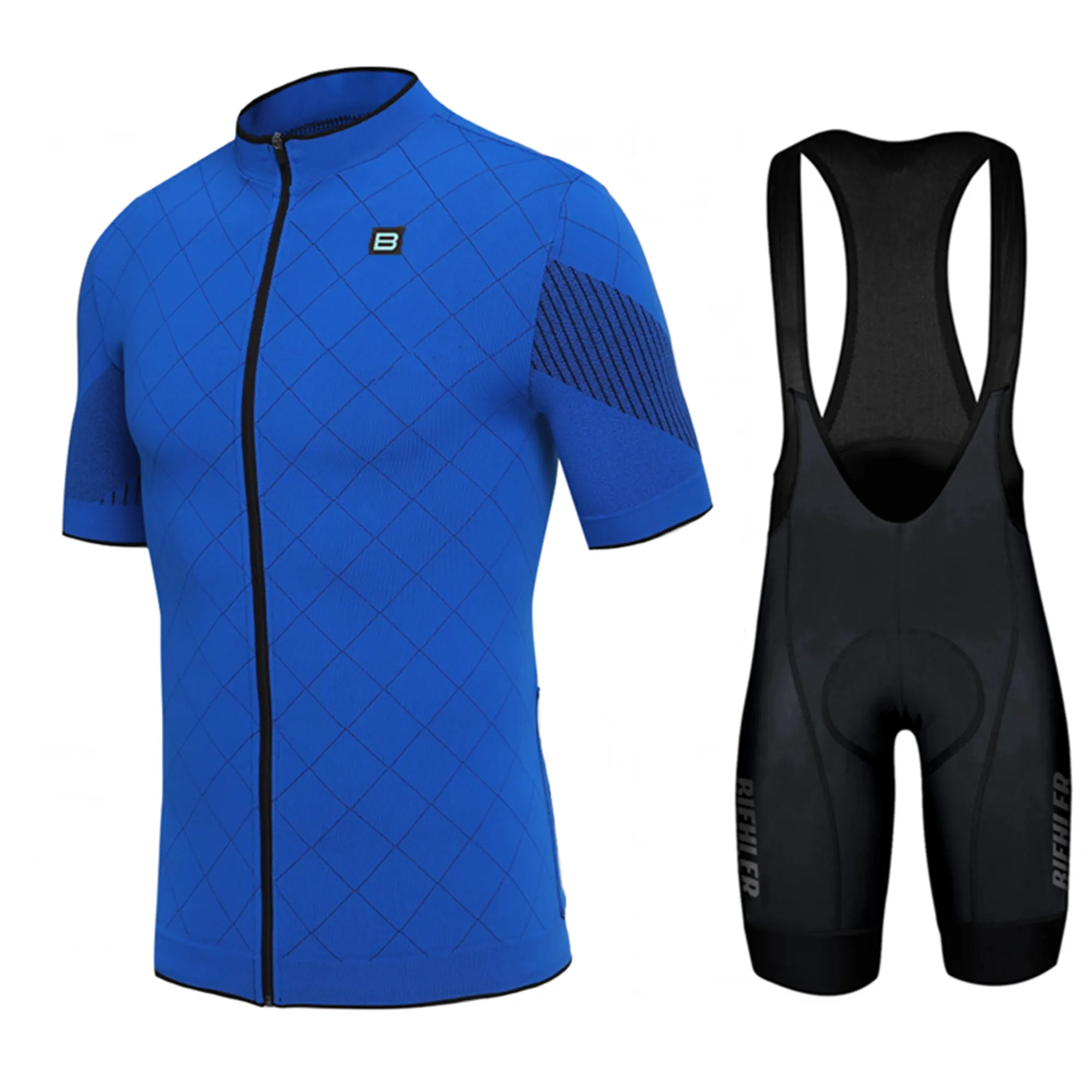 

NSRR Korea Men's Summer Cycling Jersey Short Sleeves Bibs Shorts Suit Bicycle Clothing Set MTB Uniform Breathable Shirt Tops