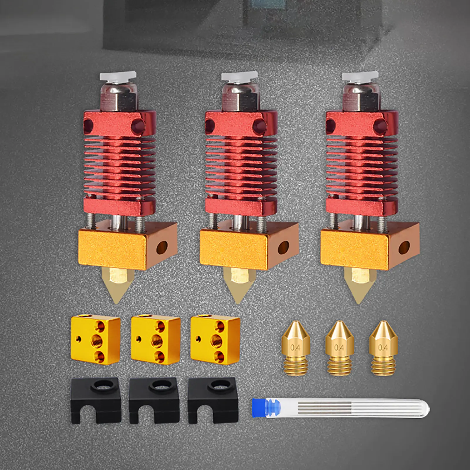 

CrealityUpgrade 3D Printer Parts 24V 40W MK8 Extruder Aluminum Alloy Block Bowden Extruder ForCreality 3D Ender3 CR10 CR10s