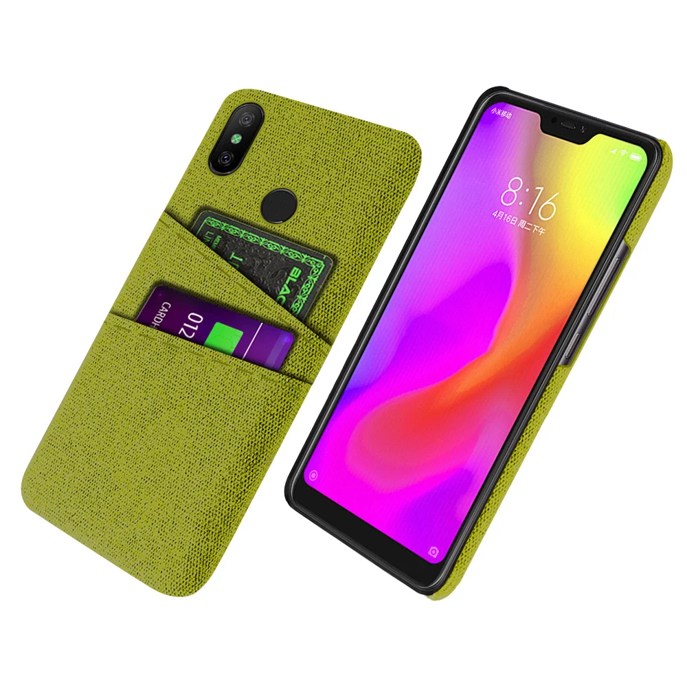 

Mi A2 lite Case For Xiaomi Mi A2 lite Case Xiaomi MiA1 MIA2 lite Luxury Fabric Dual Card Phone Cover for xiaomi Mi A1 A2lite