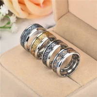 steel color exquisite jewelry ring fashion and high quality not fade stainless steel ring for mens unique luxury gift
