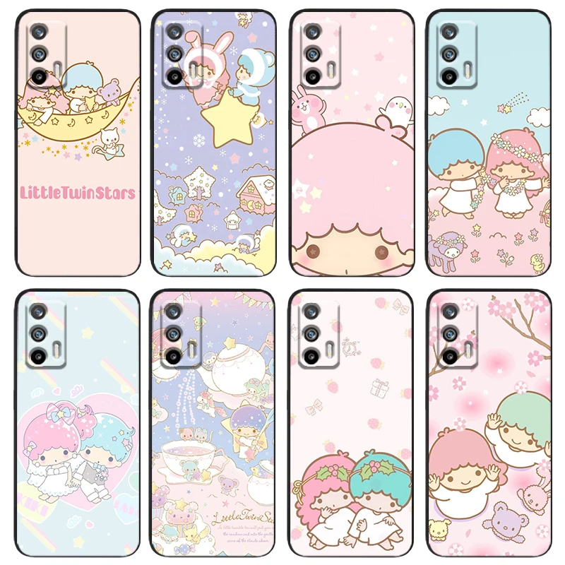 

Little Twin Stars Art Phone Case For OPPO Realme V11 X3 X50 Q5i GT GT2 Neo2 Neo3 C21Y C30S 9 9i 8 8i 7i Pro Master Black