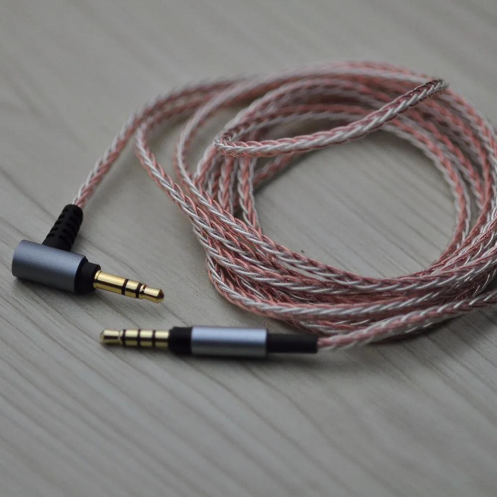 Плетеный кабель 3 5 мм для наушников SONY MDR-1000X/WH-1000XM2 1000XM3 XM4 XM5 WH-H800 H900N 1AM2