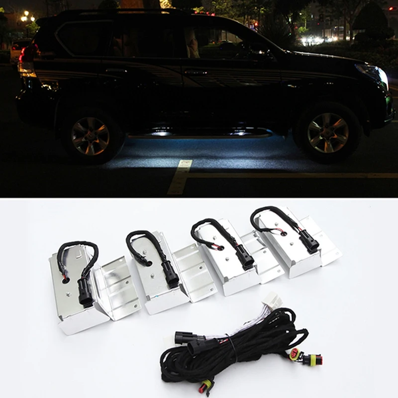 

4 шт., подсветка боковой двери для Toyota Land Cruiser Prado FJ 150 2010-2018