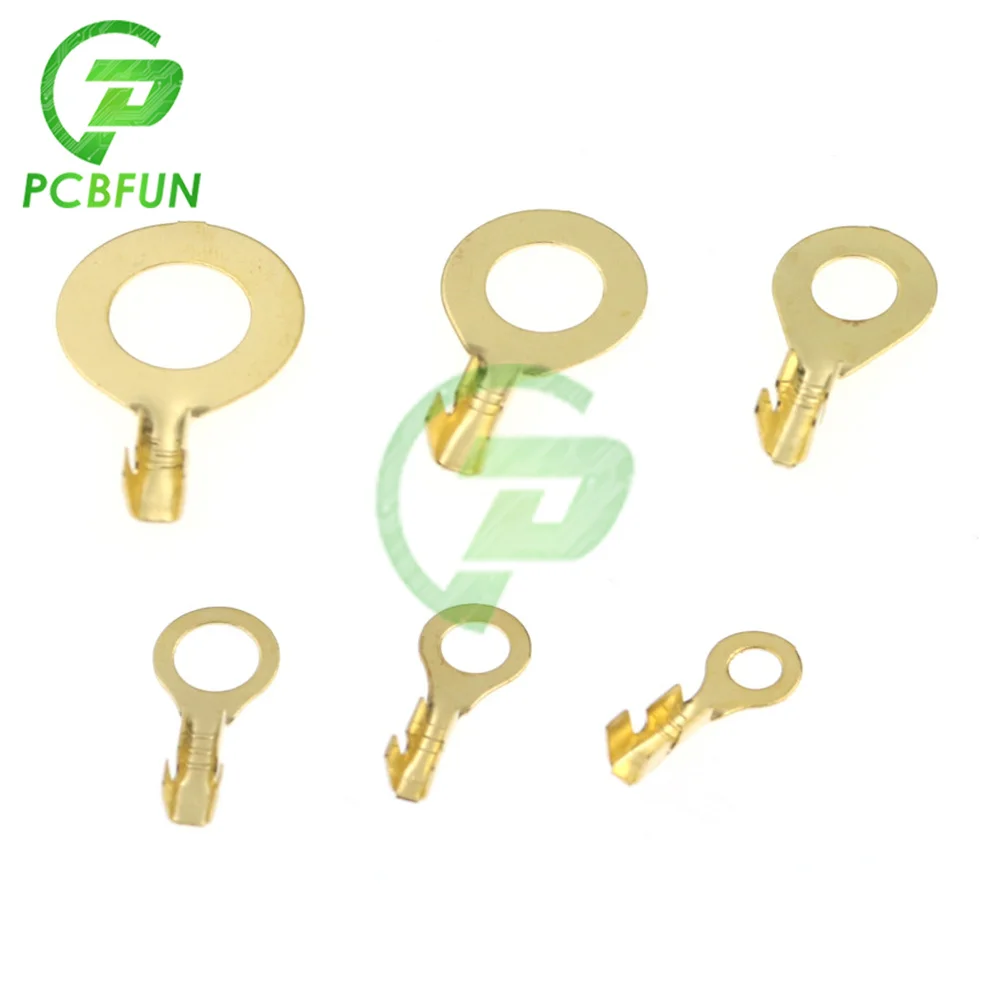 Кольцевые наконечники M3/M4/M5/M6/M8/M10 медные обжимные клеммы кабельные коннектор