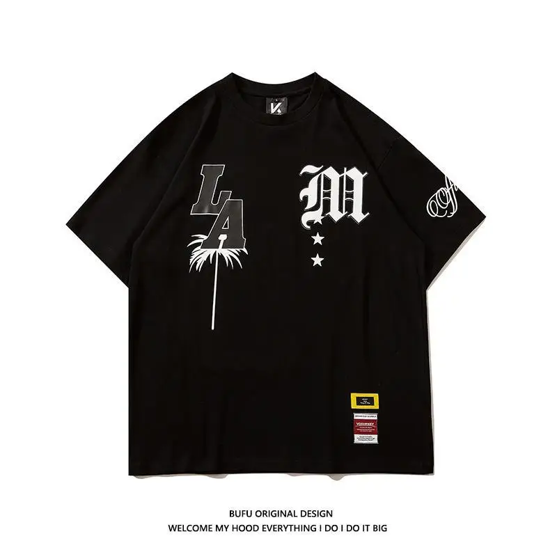 Футболка с коротким рукавом для мужчин и женщин топ графическим принтом в стиле