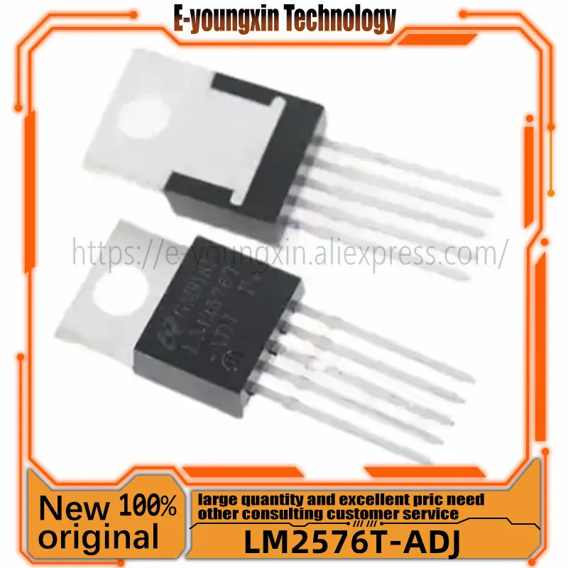 10pcs LM2576T-ADJ TO220 LM2576-ADJ TO-220 Новый и оригинальный