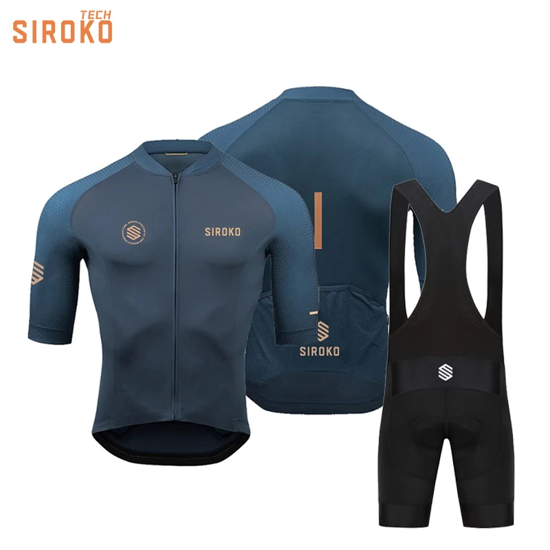 

2023 Summer New SirokoTech Bicycle Team Cycling Jersey Set Breathable Short Sleeve Cycling Clothing Suit Ropa Ciclismo