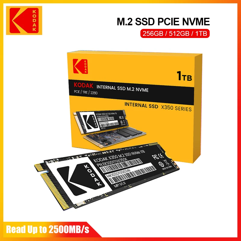 

Жесткий диск KODAK M.2 SSD M2 256 ГБ 512 ГБ 1 ТБ PCIe NVME твердотельный накопитель 2280 внутренний жесткий диск HDD для ноутбука и настольного компьютера