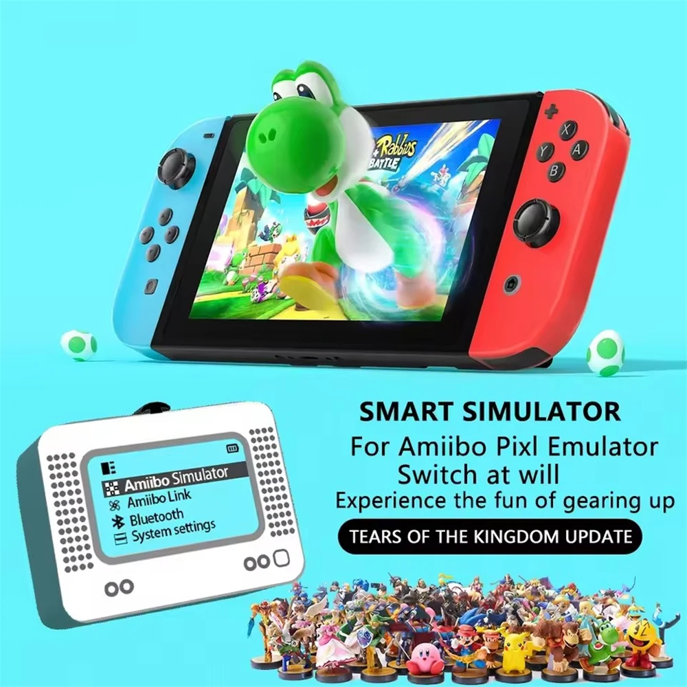 Фото Эмулятор Amiibo NFC Pixl, заряжаемый Bluetooth-симулятор для Switch2/Switch WiiU 3DS, игровые аксессуары №3