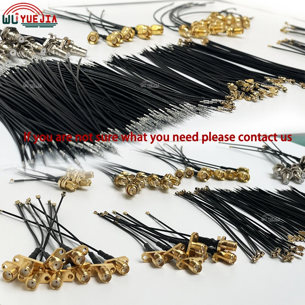 1 шт. Женский коаксиальный кабель SMA в 2 внешних разъема MHF4