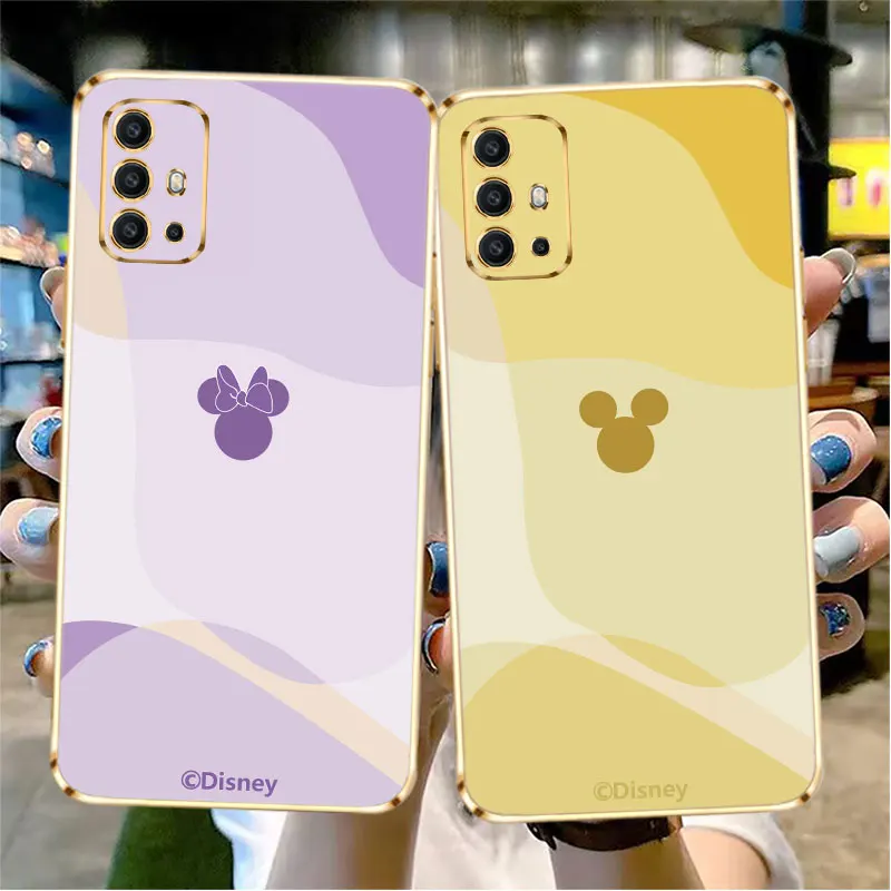 

Soft Plating Case For Motorola G30 G40 G50 G60 E6s E7 E7i G8 G9 Play Power Lite G Stylus Edge 20 Mickey Mouse Simple Art Style