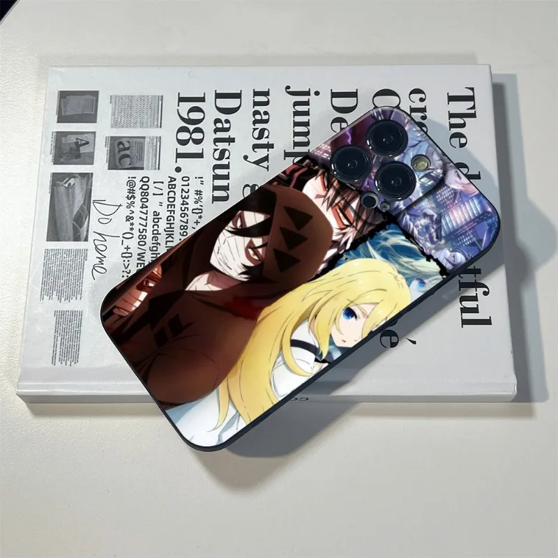 Angels of Death Ray Zack Phone Case For Iphone 14 12 11 13 Pro Max Mini X XR XS 7 8 Max SE 2020 Soft Phone Covers