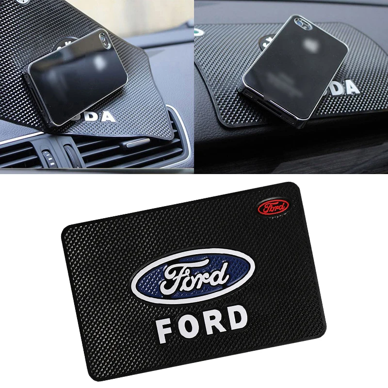 1 шт. Противоскользящий коврик для телефона с логотипом автомобиля |