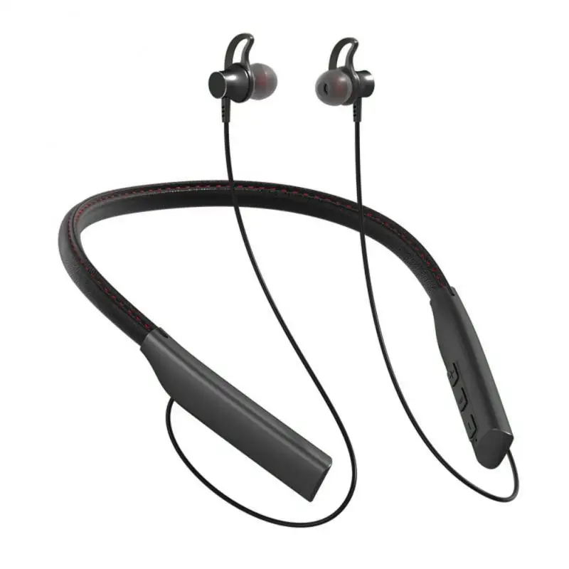 

Hifi Stereo Neckband Headphones With Microphone Sport Wireless Earphones Waterproof Headphones Hanging Neck Earphones