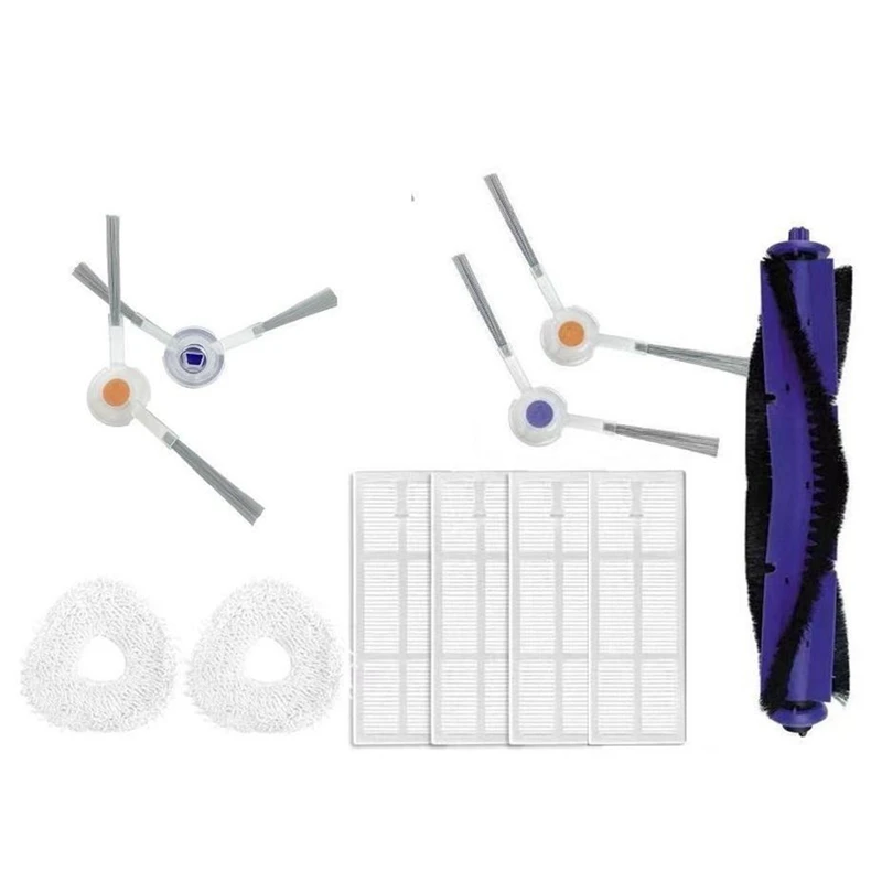 

Main Side Brush Hepa Filter Mop Rag Main Brush Replacement Accessories For NARWAL J3 YJCC012 Robot