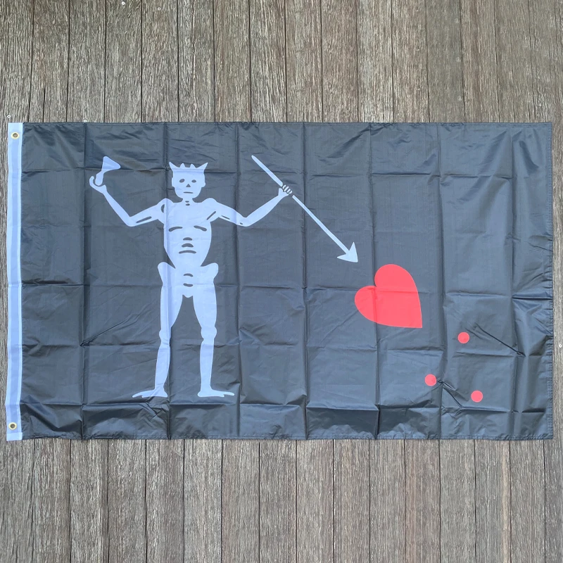 Xvggdg 90*150 см черная борода Эдвард учить Пиратский Флаг Хэллоуин мероприятий качественный полиэстер