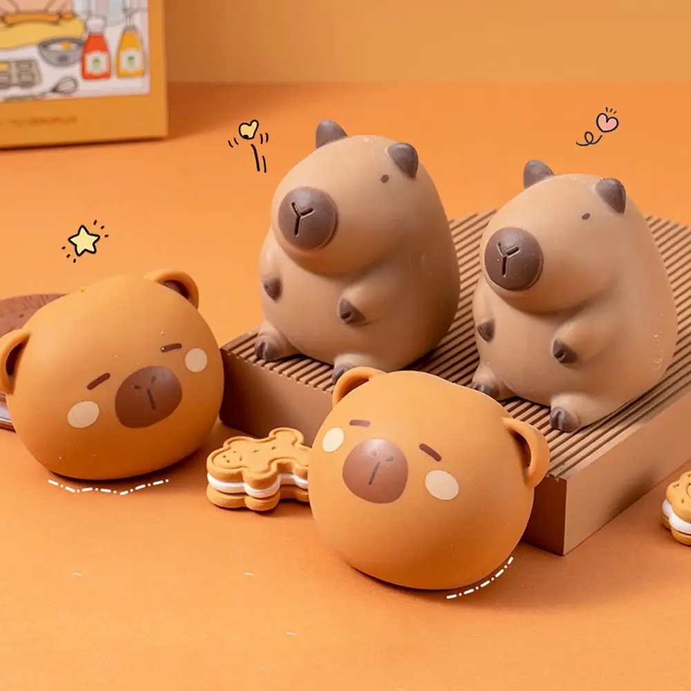 Подарочная игрушка для снятия стресса из термопластичной резины капибара