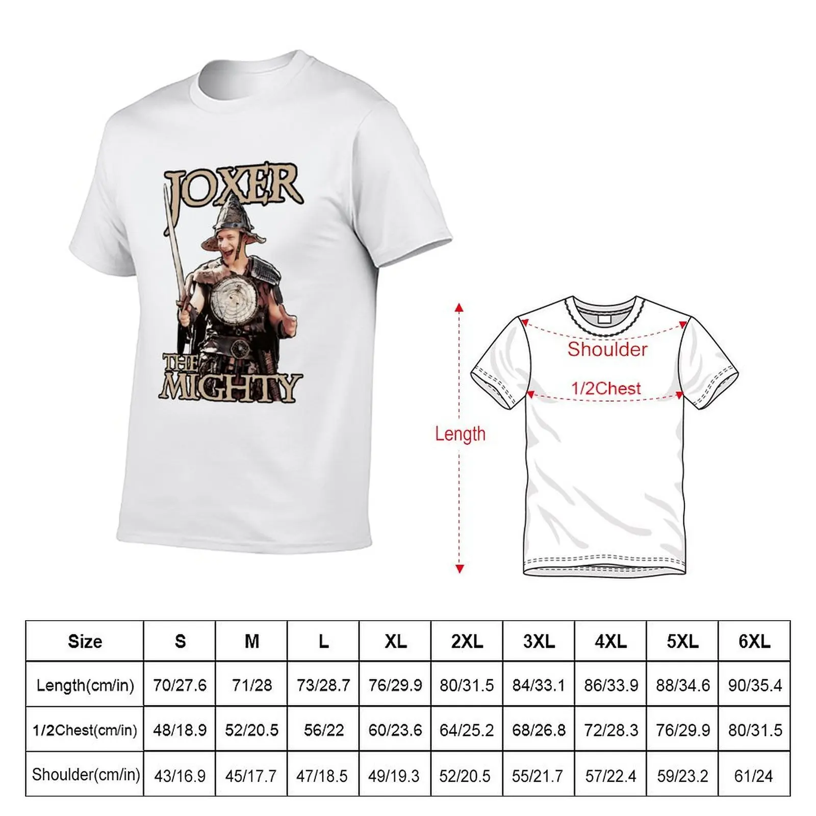 Футболка Joxer The Mighty, персонализированная футболка, футболка с индивидуальным принтом (art.: 3920d185481e1) - 3920d185481e1