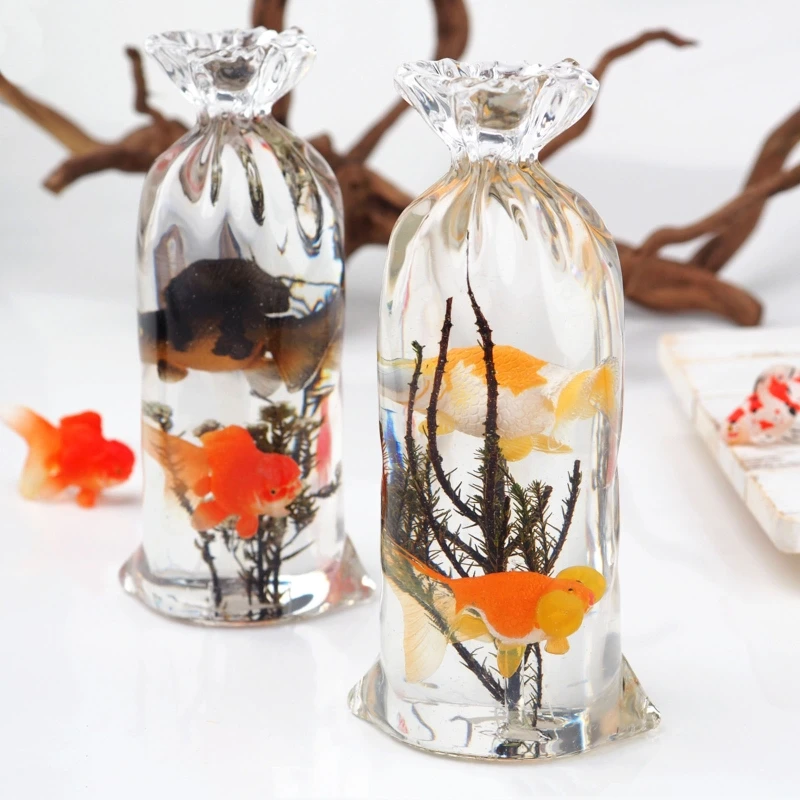 

Lucky Bag Water Bag Tabletop Ornaments UV Crystal Epoxy Mold Clay Plaster Resin Silicone Mould DIY Crafts Home Decorations Tools