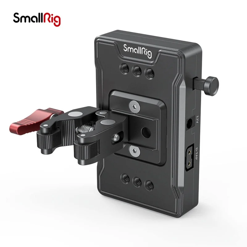 

SmallRig V Mount Battery Adapter Plate Power Supply Splitter with Super Clamp Mount for Sony Canon DSLR Camera 3497/3498/3499