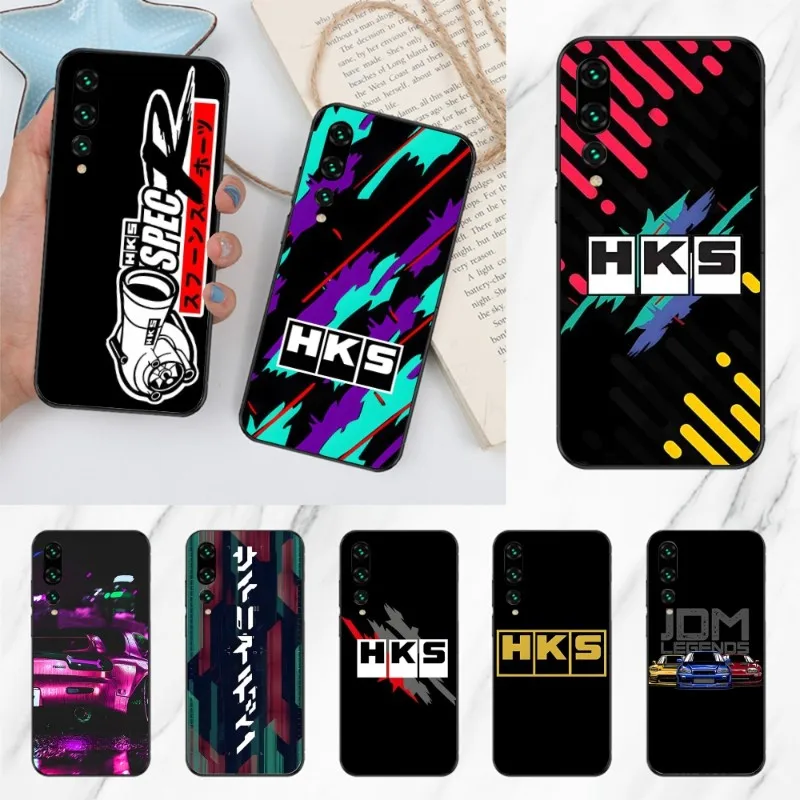 Спортивный автомобиль HKS JDM аксессуары чехол для телефона Huawei P50 P40 P30 Pro Lite P Smart 2021
