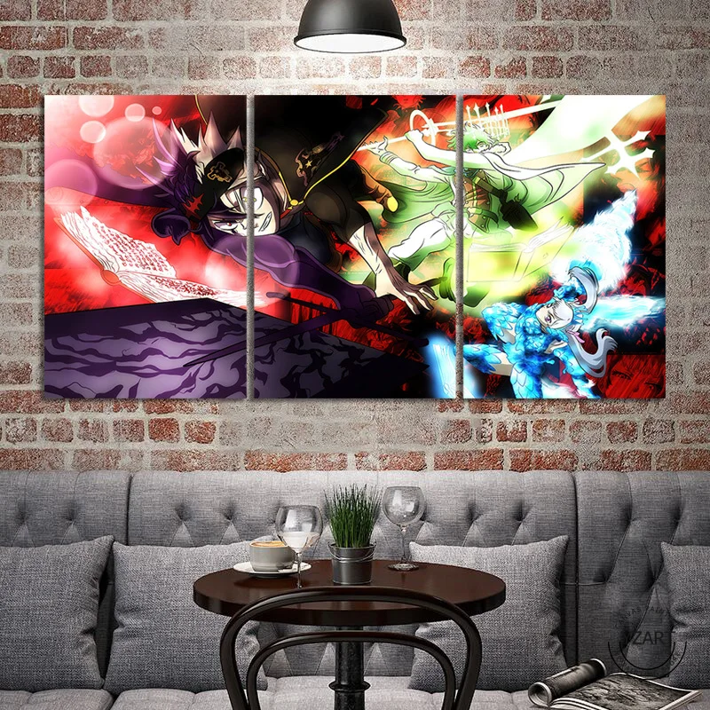 

Аниме персонажи HD холст живопись Аста черный клевер Ноель Силва Юно Гостиная Спальня украшение живопись Аниме подарок