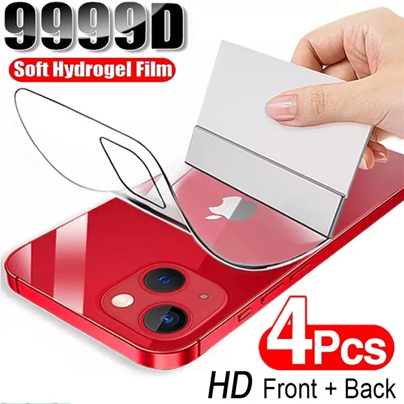

Hydrogel Film for IPhone 12 13 Pro Max Mini Screen Protectors for IPhone 11 Pro XS Max XR X 6 6s 7 8 Plus SE Back Film Not Glass