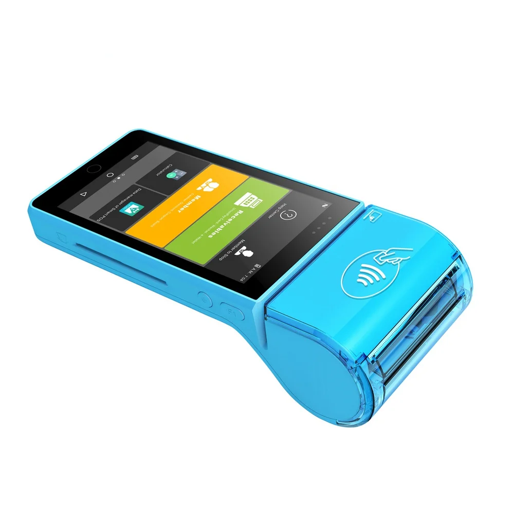 2022 e Payment PDA Android POS терминал EMV машина Paypass чековый принтер портативный считыватель