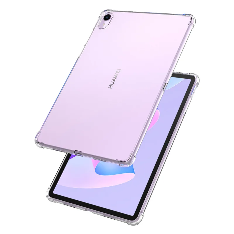 

Soft TPU Back Cover For Huawei MatePad 11 2023 DBR-W10 Case SE 2022 10.4 10.1 Pro 11 10.8 Clear Funda with 4 Shockproof Airbags