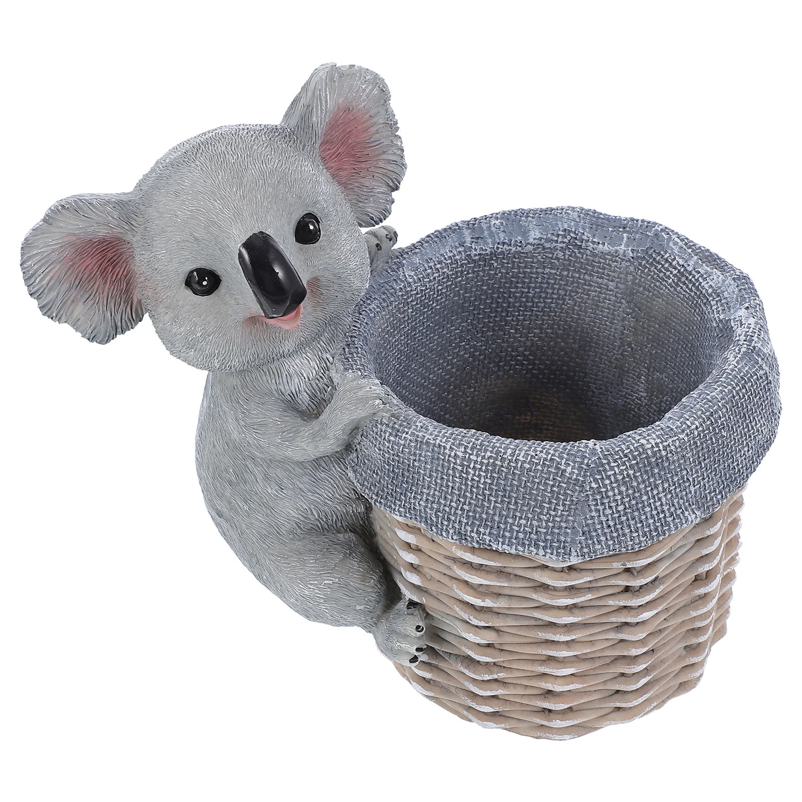 

1Pc Decorative Brush Pot Stationery Holder Makeup Brush Bucket for Student