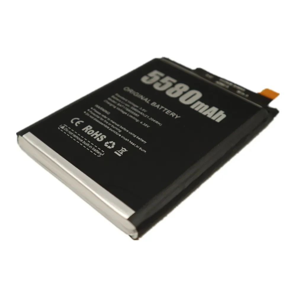 2024 года BAT17S 605580 100% оригинальный аккумулятор для DOOGEE S60/S60 Lite 5580 мАч BAT17M15580 телефона