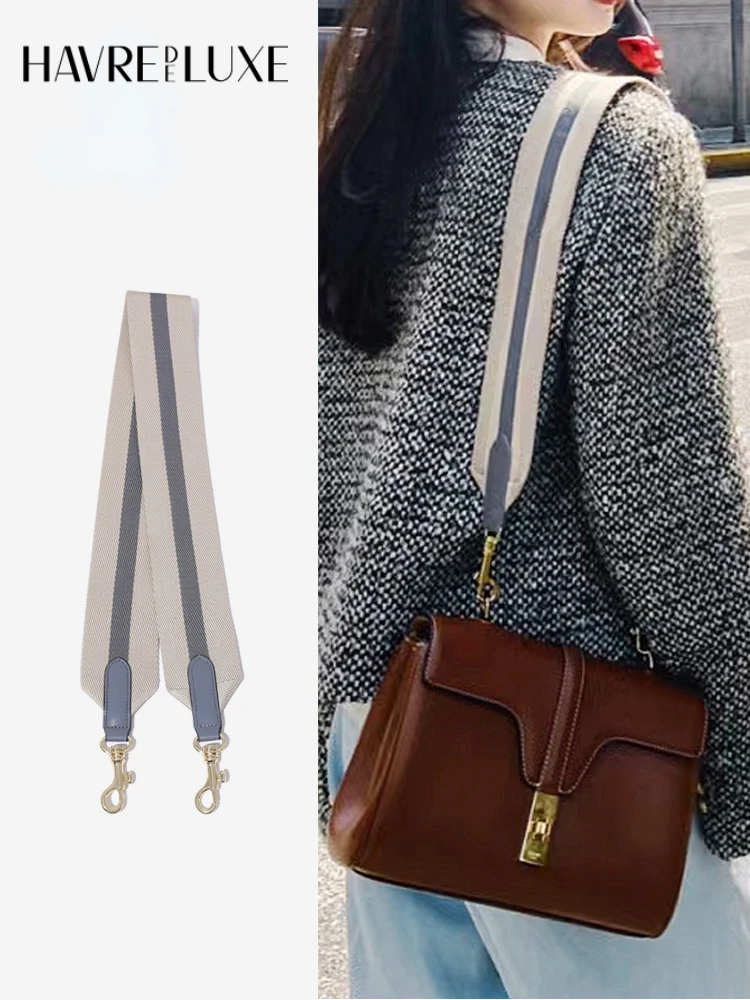 

HAVREDELUXE New Celin16 Shoulder strap accessories thickened replacement canvas bag crossbody wide bag strap single buy