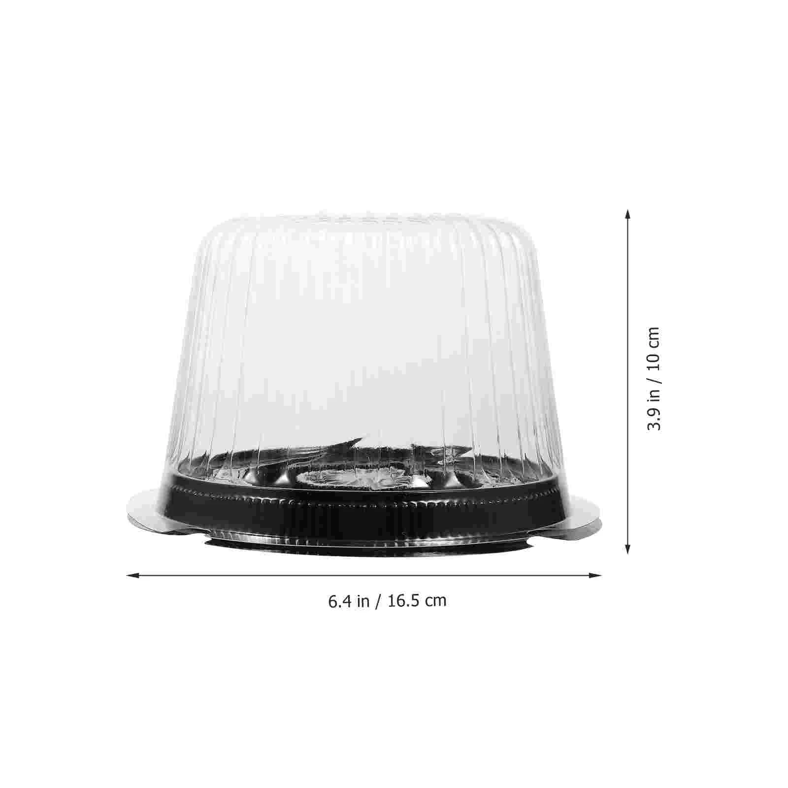 10 Pcs Cake Box Food Containers with Lids Wedding Stands Plastic Carrier Boxes Mini The Pet Travel