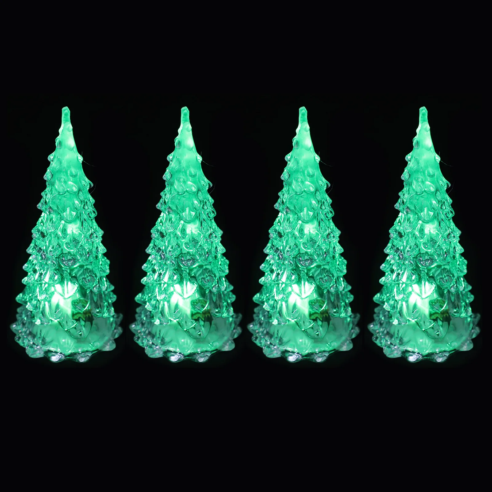 

Glowing Christmas Tree Tabletop Decor Desktop Decorations Small Creative Mini Dining