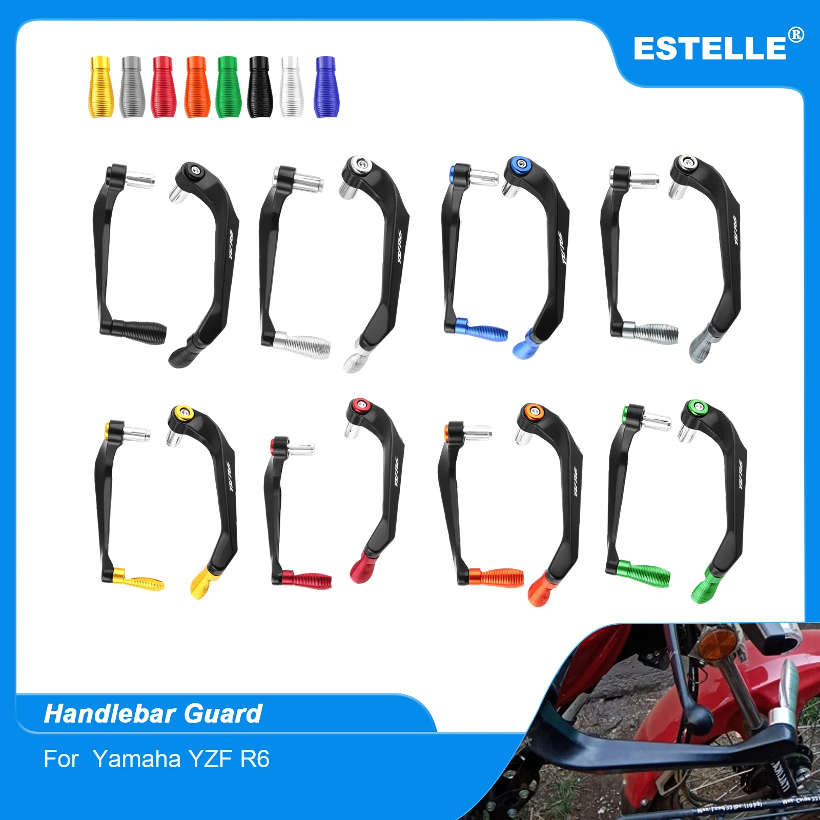 Защита на руль для мотоцикла YAMAHA YZF R6 Всесезонная защита тормоза сцепления