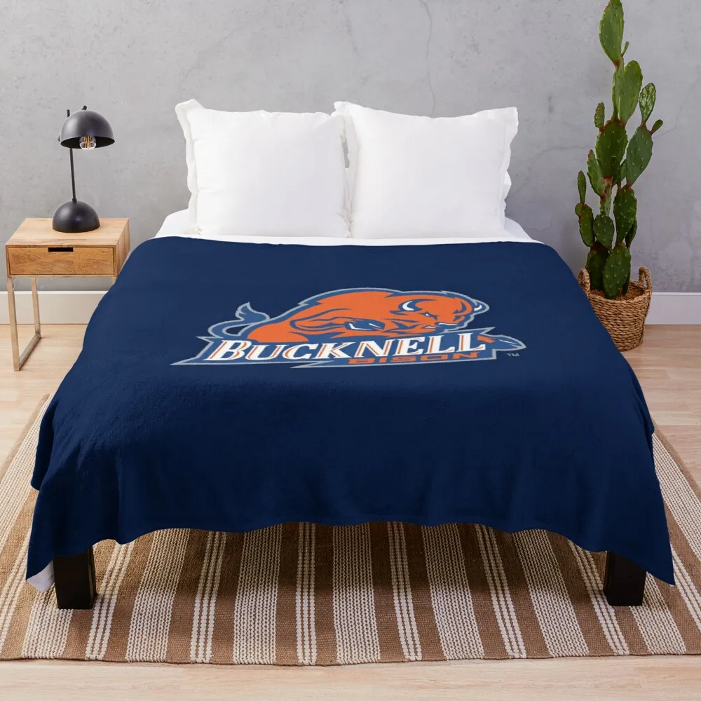 

Bucknell BISON LEWISBURG PA Throw Blanket retro blankets luxury thicken blanket large knitted plaid multi-purpose