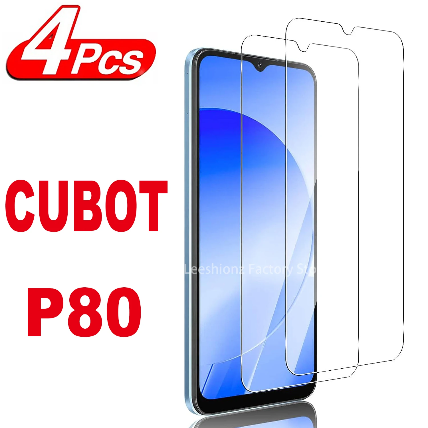 9H защитная пленка из закаленного стекла для Cubot P80 X70 2/4 шт. HD Защитное стекло