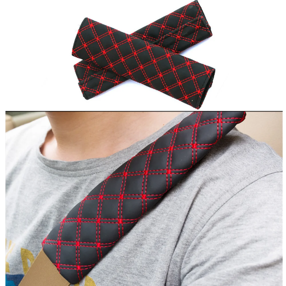 

Auto Seat Belt Covers Soft Car Seat Belt Cover Universal Shoulder Cushion Protector Safety Belts Shoulder Protection