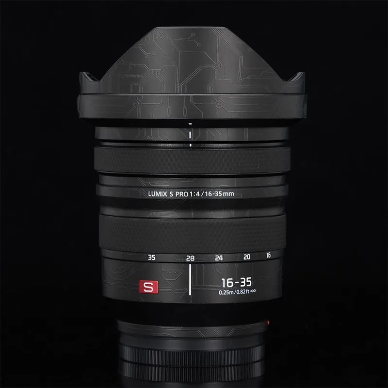 Для Lumix S 16-35 мм F4 кожа объектива камеры 16 35 против царапин наклейка на объектив