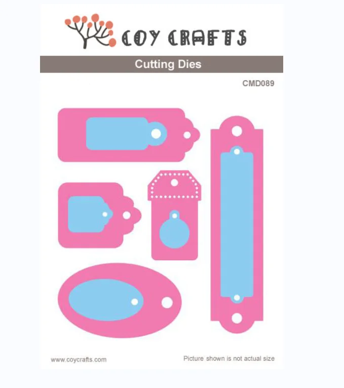 

Label Metal Cutting Dies Scrapbooking Embossing Stencils Blade Punch Cut Template Photo Paper Card Album Decor DIY